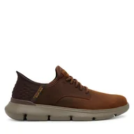 Półbuty męskie - Półbuty Skechers Garza - Gervin 205046/CDB Brązowy - miniaturka - grafika 1