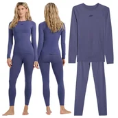 Pozostała odzież narciarska - Damski komplet bielizny termoaktywnej 4F 4FSkin - miniaturka - grafika 1