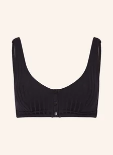 Watercult Góra Od Bikini Bustier Henley Rib schwarz - Stroje kąpielowe - miniaturka - grafika 1