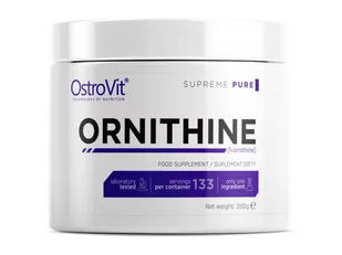 Ostrovit Supreme Pure Ornithine, naturalny, 200 g - Witaminy i minerały - miniaturka - grafika 1