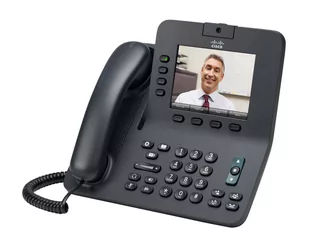 Cisco Cisco Unified Phone 8941, Phantom Grey, Standard Handset CP-8941-K9= - Telefonia VoIP - miniaturka - grafika 1