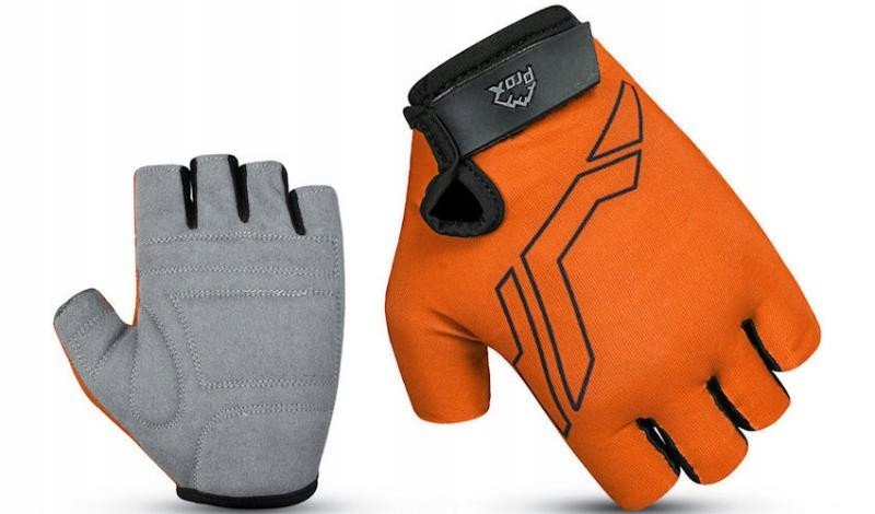 Rękawiczki rowerowe PROX krótkie BASIC pomarańczowe XL AIR VENT