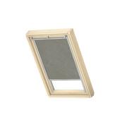 Rolety - Roleta zaciemniająca do okna dachowego 78x118 cm khaki z aluminiową ramą Velux - miniaturka - grafika 1