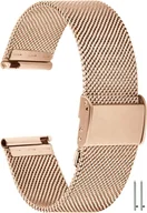 Akcesoria do smartwatchy - PASEK DO ZEGARKA STAL NIERDZEWNA UNIWERSALNY RÓŻOWE ZŁOTO 20mm - miniaturka - grafika 1