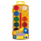 Farby i media malarskie - Farby akwarelowe miodowe Astra 12 kolorów - miniaturka - grafika 1