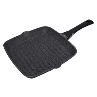 Patelnie - Patelnia grillowa ZWIEGER Black Stone Connect 28 cm - miniaturka - grafika 1