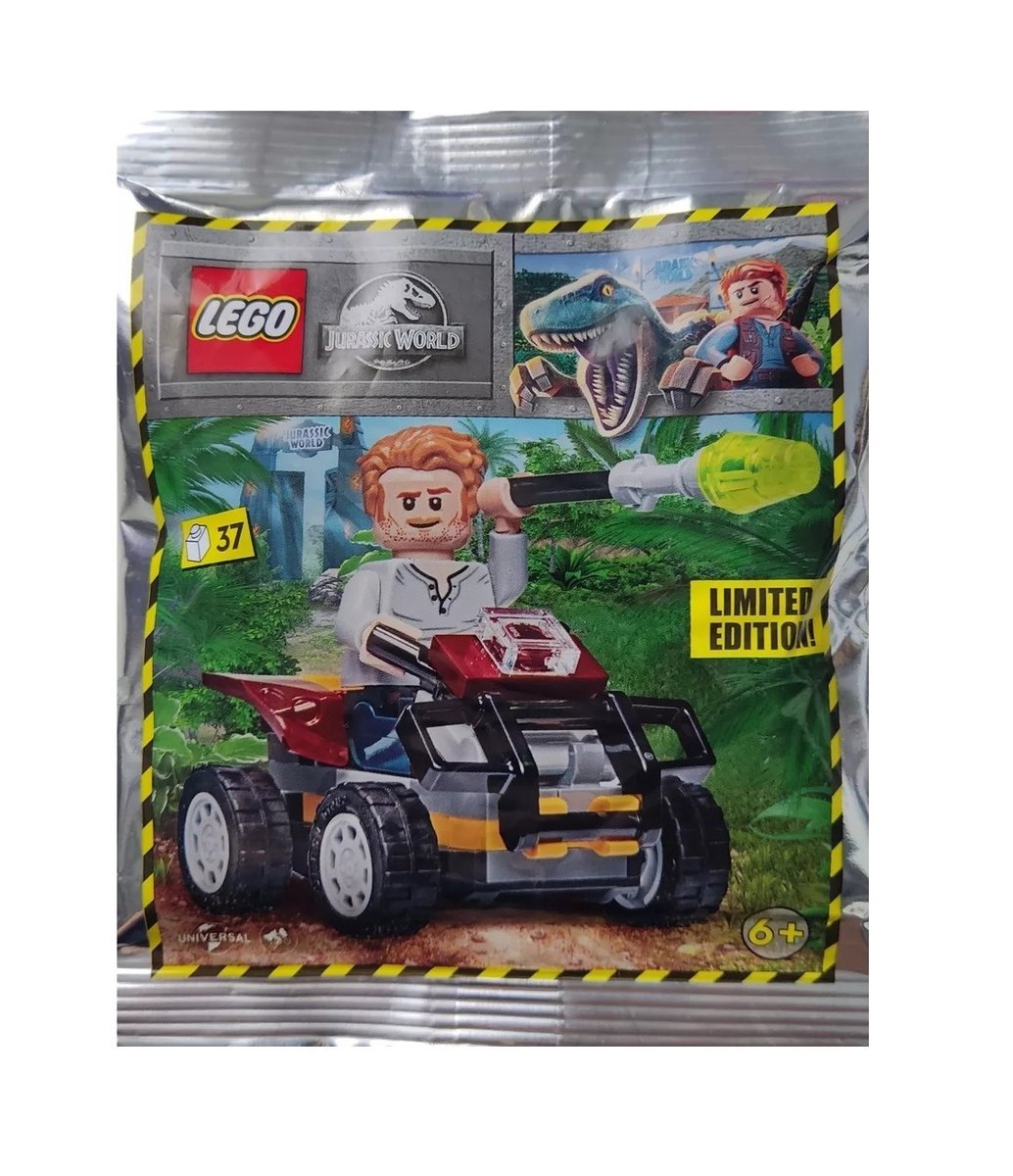 LEGO Jurassic World Zestaw - Owen with Quad 122223 polybag klocki