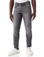 Spodenki męskie - camel active Męskie spodnie jeansowe Slim Fit Madison Stretch, Ciemnoszary (Stone Grey), 32W / 32L - miniaturka - grafika 1