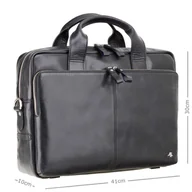Torby męskie - Torba na laptop 15'' ze skóry licowej Visconti ML-31 - miniaturka - grafika 1
