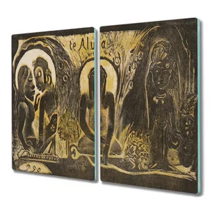 Deska szkło 2x30x52 Le sourire Gauguin na prezent, Coloray - Deski do krojenia - miniaturka - grafika 1