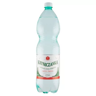 Kryniczanka Naturalna woda mineralna wysokozmineralizowana niskonasycona 1,5 l - Woda - miniaturka - grafika 1