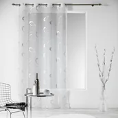 Firany - Douceur d'Intérieur intérieur douceur D '1624249 zasłona na przelotkach drukuje Srebrny nieskończoności Biały poliester 240x140 cm 1624249 - miniaturka - grafika 1