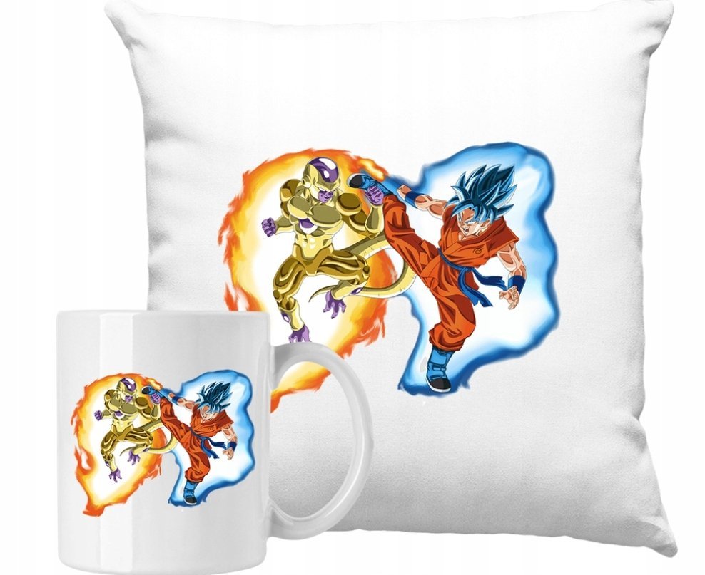 ZESTAW PODUSZKA + KUBEK Dragon Ball Pomysł Na Prezent +IMIĘ #3