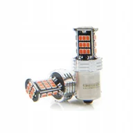 Żarówki samochodowe - P21W Led Czerwona 1156 30SMD 3020 Canbus 10-30V - miniaturka - grafika 1
