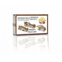 Wooden.City Drewniane puzzle 3D Samochody wyścigowe - Puzzle - miniaturka - grafika 1