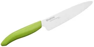 Akcesoria gastronomiczne - Kyocera Do plastrowania 13 cm zielona rączka Kuchenny nóż ceramiczny Kyocera - miniaturka - grafika 1