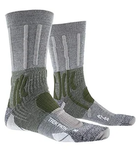 X-SOCKS Skarpety męskie Trek Path Szary Dolomit szary/leśny zielony 39-41 - Skarpetki damskie - miniaturka - grafika 1