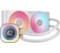 Chłodzenie procesora - Corsair iCUE LINK Titan 240 RX LCD RGB Biały - miniaturka - grafika 1