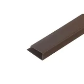 Listwy i profile - Listwa startowa do paneli ściennych PVC 3 m brązowa Cezar - miniaturka - grafika 1