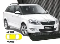 Akcesoria motoryzacyjne - Zasłonki przeciwsłoneczne do Skoda Fabia II kombi ŚCIEMNIJ.TO, 4 szt. - miniaturka - grafika 1
