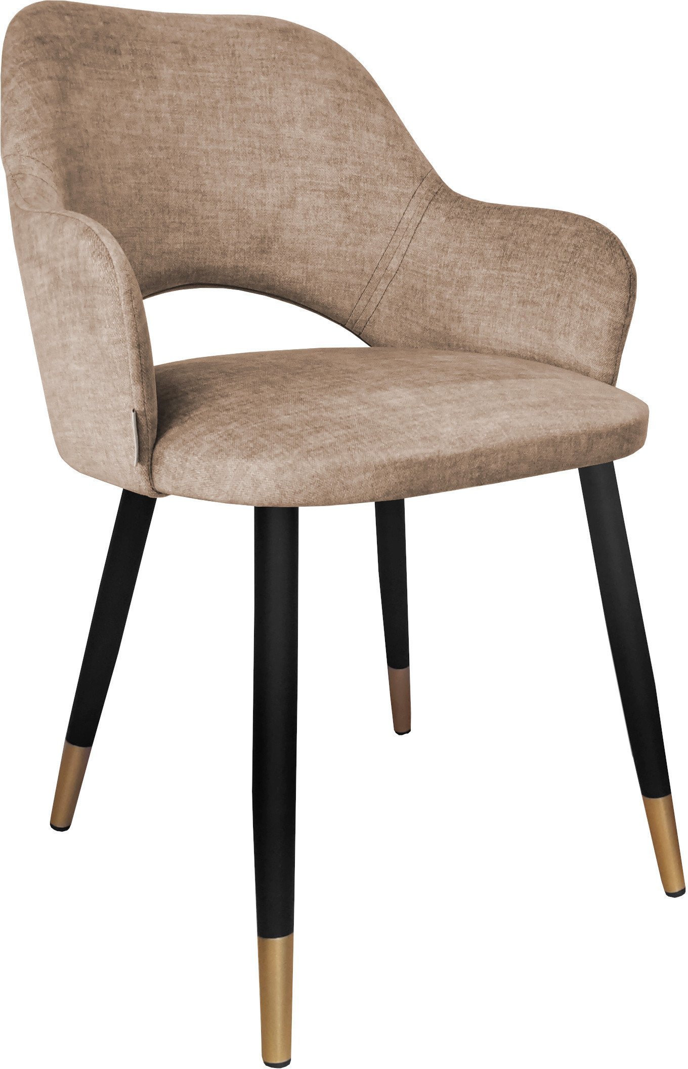 Krzesło Milano noga czarna/złota Vogue 3