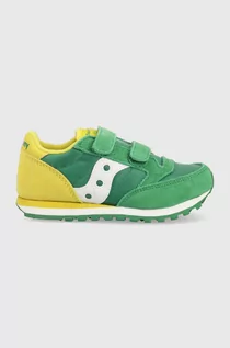Buty dla dziewczynek - Saucony sneakersy dziecięce kolor zielony - grafika 1
