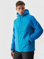 Kurtki męskie - Męska kurtka narciarska 4F 4FWAW24TTJAM577 - niebieska - miniaturka - grafika 1