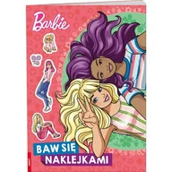 Książki edukacyjne - Książka dla dzieci Barbie Baw się naklejkami STJ-1103 - miniaturka - grafika 1