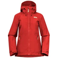 Kurtki i kamizelki sportowe damskie - Kurtka damska Bergans Nordmarka Leaf Light Wind Jacket Women Rozmiar: S / Kolor: czerwony - miniaturka - grafika 1