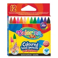 Przybory szkolne - Colorino Kredki grafionowe Kids 12 kolorów Patio - miniaturka - grafika 1