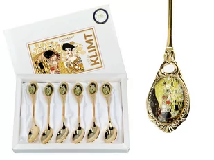 Kpl. 6 łyżeczek - G. Klimt, Pocałunek (CARMANI) - Widelce - miniaturka - grafika 1