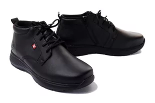 RIEKER B7601-00 black, trzewiki męskie - Rieker - Botki męskie - miniaturka - grafika 1