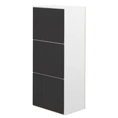 Szafki na buty - Biało-czarna szafka na buty Bamboo – TemaHome France - miniaturka - grafika 1