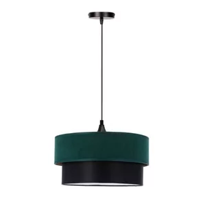Solanto lampa wisząca 1-punktowa czarna/zielona + czarna 31-19707 - Lampy sufitowe - miniaturka - grafika 1
