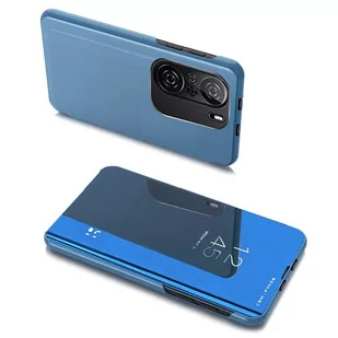 Clear View Case futerał etui z klapką Xiaomi Redmi K40 Pro+ / K40 Pro / K40 / Poco F3 niebieski - Etui i futerały do telefonów - miniaturka - grafika 1