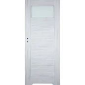 Drzwi wewnętrzne - Skrzydło drzwiowe Syriusz silver podcięcie 80 P - miniaturka - grafika 1