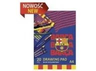 Szkolne artykuły papiernicze - Blok rysunkowy A4/20K FC BARCELONA (10szt) - ASTRA papiernicze - miniaturka - grafika 1