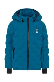 Kurtki i płaszcze dla dziewczynek - Lego kurtka narciarska dziecięca 22879 JACKET kolor niebieski - grafika 1
