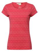 Koszulki i topy damskie - Ragwear - T-shirt damski  Mintt Zig Zag, wyrazisty róż - miniaturka - grafika 1