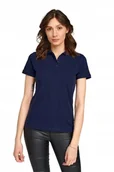 Koszulki i topy damskie - WRANGLER POLO NAVY W7Q1K4114 S - Wrangler - miniaturka - grafika 1