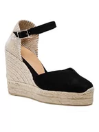 Espadryle damskie - Castañer Espadryle Chiarata/8ED/001 020983-100-35 Czarny - miniaturka - grafika 1