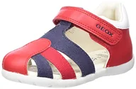 Buty dla chłopców - Geox Sandały chłopięce B ELTHAN Boy Sandal, RED/DK Navy, 18 EU, Red Dk Navy, 18 EU - miniaturka - grafika 1
