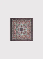 Dodatki do ubrań - Dwustronna poszetka męska paisley - miniaturka - grafika 1