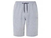 Spodenki męskie - LIVERGY® Szorty męskie z bawełną seersucker (Paski/granatowy/biały, S (44/46)) - miniaturka - grafika 1