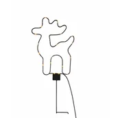 Oświetlenie świąteczne - Figura ogrodowa 65 cm renifer LED - miniaturka - grafika 1