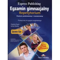 Express Publishing Egzamin Gimnazjalny Repetytorium Klucz, Zakres podstawowy i rozszerzony. Klasa 3 Gimnazjum Język angielski - Virginia Evans, Jenny Dooley - Materiały pomocnicze dla uczniów - miniaturka - grafika 1