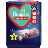 Pieluchy - Pampers Night Pants pieluchomajtki rozmiar 6 19 szt. 15kg+ - miniaturka - grafika 1