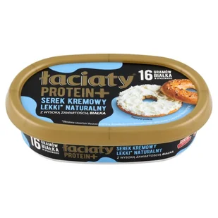 Łaciaty Protein+ Serek kremowy lekki naturalny 135 g - Sery - miniaturka - grafika 1