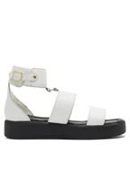 Sandały damskie - Sergio Bardi Sandały ARC-B1036-01SB Biały - miniaturka - grafika 1