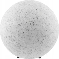 Lampy ogrodowe - GTV GTV Marmo OS-MARMO25-00 lampa zewnętrzna stojąca 1x20W E27 biała/czarna - miniaturka - grafika 1